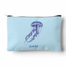 パープルパーソナライズされたクラゲイラストレーションデザイン