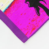 パープルパーソナライズされた16と素晴らしいフリースブランケット フリースブランケット (角)