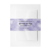 パープルパーチメント紙スタイルソープベリーバンド 招待状ベリーバンド (正面例)