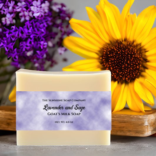 パープルパーチメント紙スタイルソープベリーバンド 招待状ベリーバンド