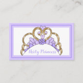 パープルパーティープリンセス名刺 名刺 (正面)
