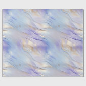 パープルパールホワイト金ゴールド ラッピングペーパー (フラット)