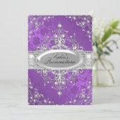 パープルパールヴィンテージグラマーキンセアニェラ 招待状 (スタンド正面)