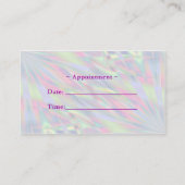 パープルパール美しいサロン 名刺 (裏面)