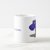 パープルヒッポコーヒーマグ コーヒーマグカップ (中央)