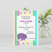 パープルヒッポパーティの招待状 招待状 (スタンド正面)