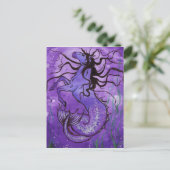 パープルヒポキャンプポストカード ポストカード (スタンド正面)