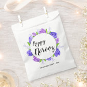 パープルヒヤシンスリースハッピーノウズ新年 フェイバーバッグ (クリップ留めされた状態)