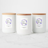 パープルヒヤシンスリース新年ハッピーノーズ フードラベル (ボトル)