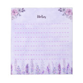 パープルヒューズ ノートパッド (正面)