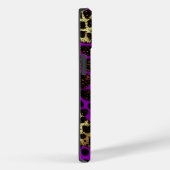 パープルヒョウグリッターiPhoneメイトのタフケース Case-Mate iPhoneケース (裏面 / 右)