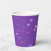 パープルヒョウ印刷パーティー 紙コップ (正面)