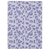 パープルヒョウ柄ラベンダー クリップボード (裏面)