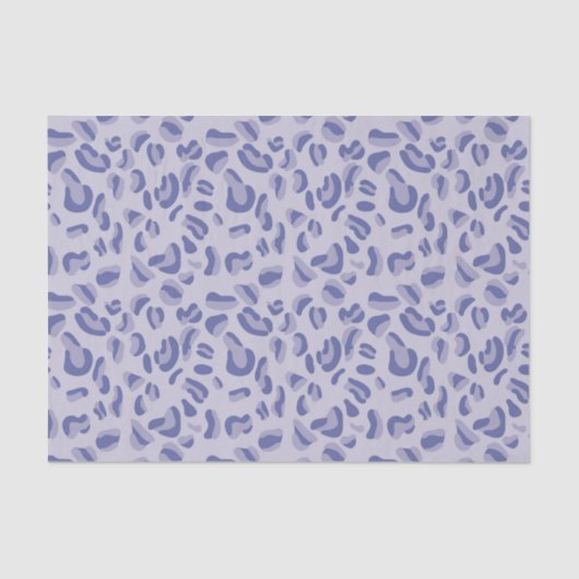 パープルヒョウ柄ラベンダー 薄葉紙 (正面)