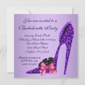 パープルヒョウ集合バチェロレッテ 招待状 (裏面)