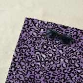 パープルヒョウ ビーチタオル (インサイチュ)