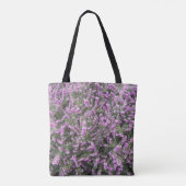 パープルヒースの花 トートバッグ (裏面)