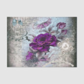 パープルビクトリアンピンクローズエフェマデコップページ 薄葉紙 (正面)