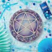 パープルビベス ペーパープレート (パーティー)