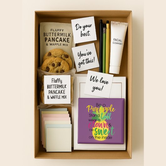 パープルビーアパイナップル引用文 マグネット