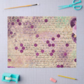 パープルビーシリーズデザイン10 薄葉紙 (クラフト)