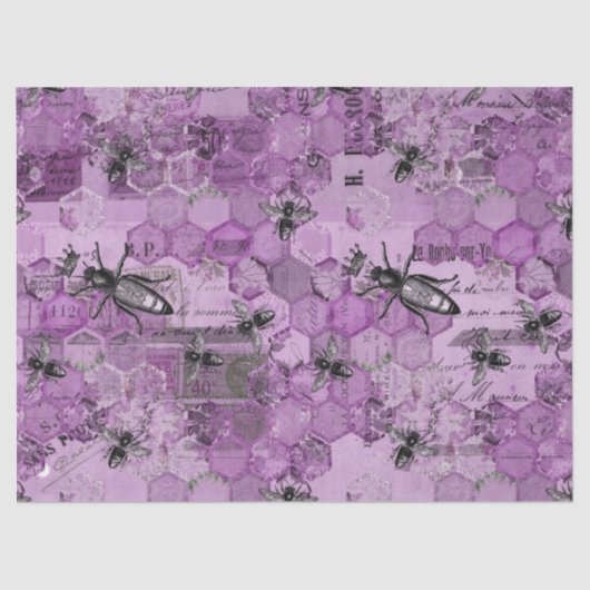 パープルビーシリーズデザイン11 薄葉紙 (正面)