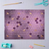 パープルビーシリーズデザイン5 薄葉紙 (クラフト)