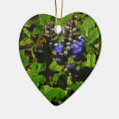 パープルビーバーム&のまわりに セラミックオーナメント (左)