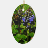 パープルビーバーム&のまわりに セラミックオーナメント (左)