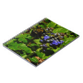 パープルビーバーム&のまわりに ノートブック (左側)