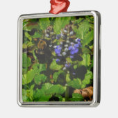 パープルビーバーム&のまわりに メタルオーナメント (左)