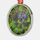 パープルビーバーム&のまわりに メタルオーナメント (左)