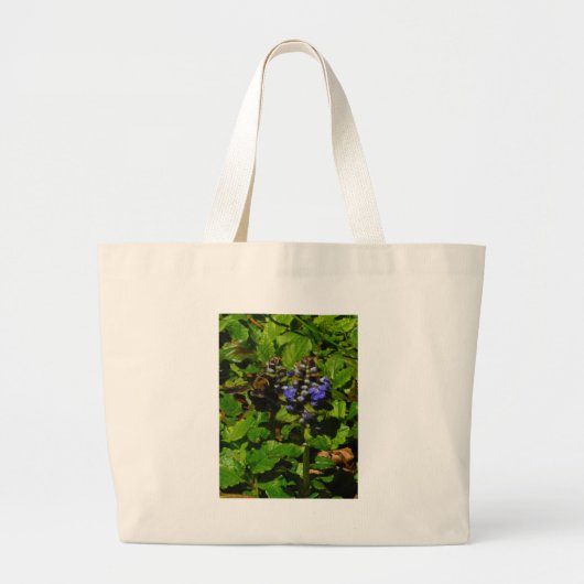 パープルビーバーム&のまわりに ラージトートバッグ (正面)
