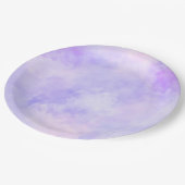 パープルピガーリーンク絞り染め ペーパープレート (アングル)