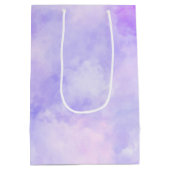 パープルピガーリーンク絞り染め ミディアムペーパーバッグ (裏面)