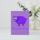 パープルピグオンアパレル、マグ、ベビーシャツ ポストカード (スタンド正面)