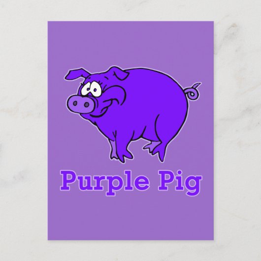 パープルピグオンアパレル、マグ、ベビーシャツ ポストカード (正面)