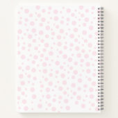 パープルピンクという可愛い可愛い女の子 ノートブック (裏面)