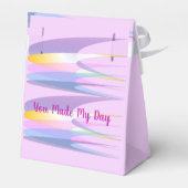 パープルピンクのお気に入りボックステント フェイバーボックス (裏面サイド)