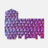 パープルピンクのブルーダイヤモンド、パープルジェムストーン フェイバーボックス (折り畳みなし)