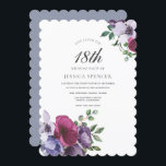 パープルピンクの花ガールズ18th誕生日パーティー 招待状<br><div class="desc">パープルピンクの花ガールズ18th誕生日パーティーの招待状ニッチとnestストアでマッチングコレクションを参照</div>