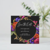 パープルピンクオレンジフローラ セーブザデート (スタンド正面)