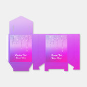 パープルピンクカスタム文字名お気に入りボックスギフト フェイバーボックス (折り畳みなし)