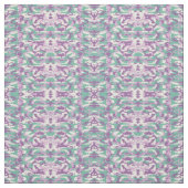 パープルピンクグリーン迷彩柄軍隊カモフラージュ ファブリック (見本)