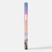 パープルピンクサンセットサンライズ iPhoneケース (右側面)