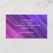 パープルピンクシェン名刺 名刺 (裏面)