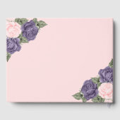 パープルピンクシルバーフローラ写真追悼式 ゲストブック (裏面)