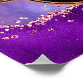 パープルピンクシークインズアゲイトSweet sixteenへようこそ ポスター (角)