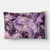 パープルピンクジェムストーンモノグラモダンム アクセサリーポーチ (裏面)