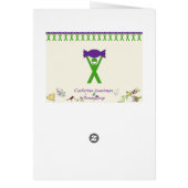 パープルピンクスターバストアクリル(ばちゃばちゃ)跳ねる絵画ズ (裏面)